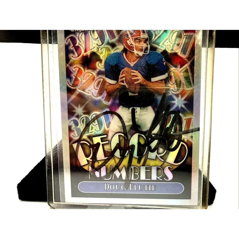 1999 Topps Chrome Doug Flutie Record Numbers 3291, RN7, Buffalo Bills